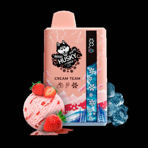 Husky airmax 2.0 CREAM TEAM Клубничное мороженое со льдом